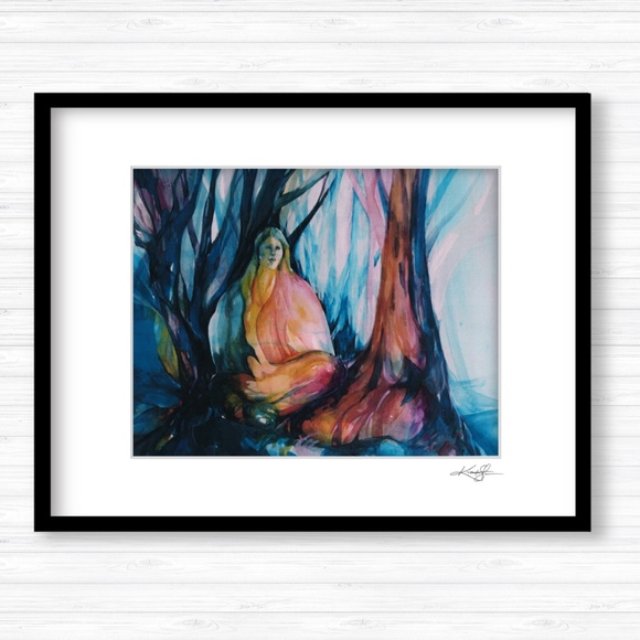 Goddess print from original painting - Picture 3 of 4